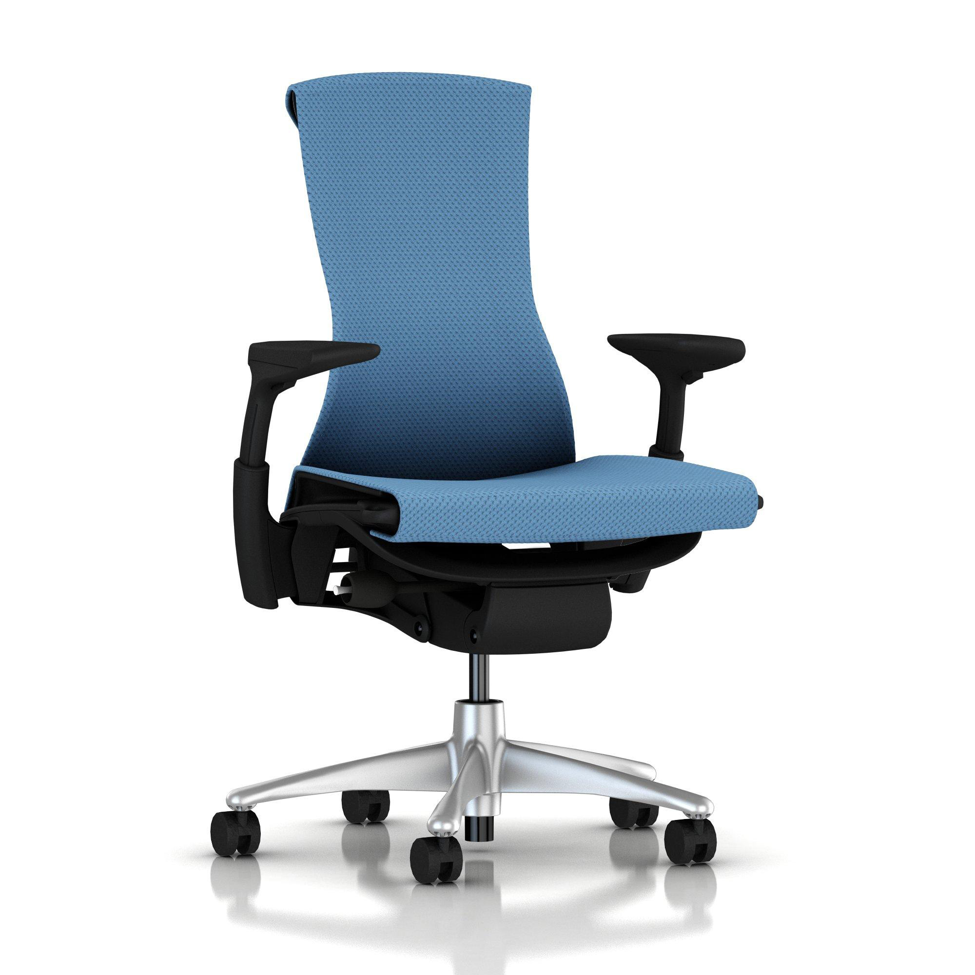 Embody Chair Blue Moon Balance Titanium with Graphite Frame