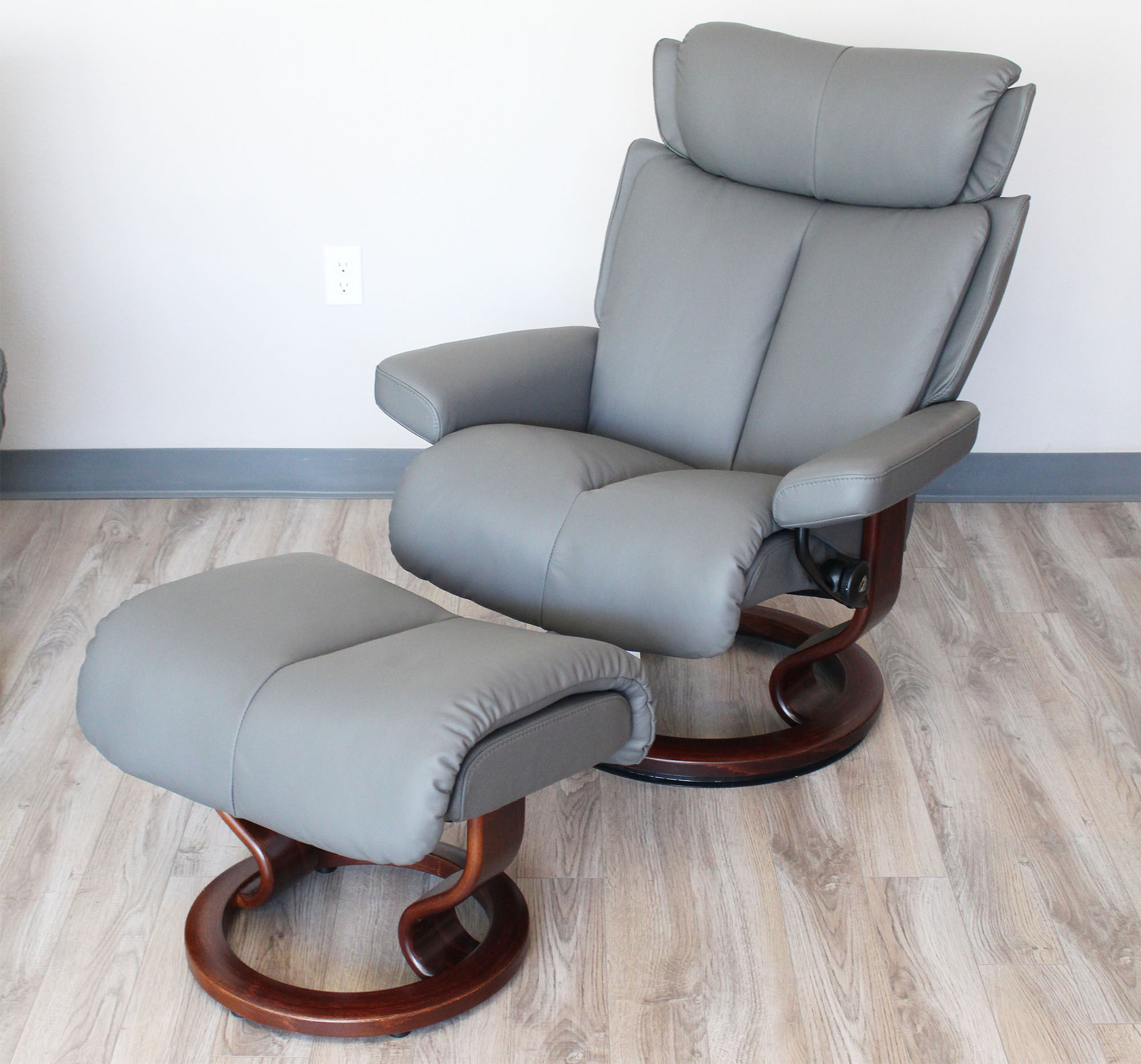 Stressless Magic Paloma Metal Grey, Stressless Leather Chairs
