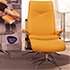 Stressless City High Back Paloma Clementine Leather Recliner and Ottoman in Paloma Leather by Ekornes