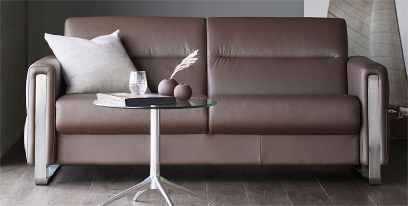 Stressless Fiona Leather Upholstered Sofa, Loveseat and Sectional by Ekornes