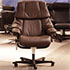 Stressless Reno Paloma Chocolate Leather Office Desk Chair