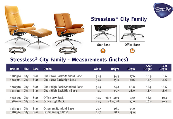 Stressless City Family Recliner Chair from Ekornes