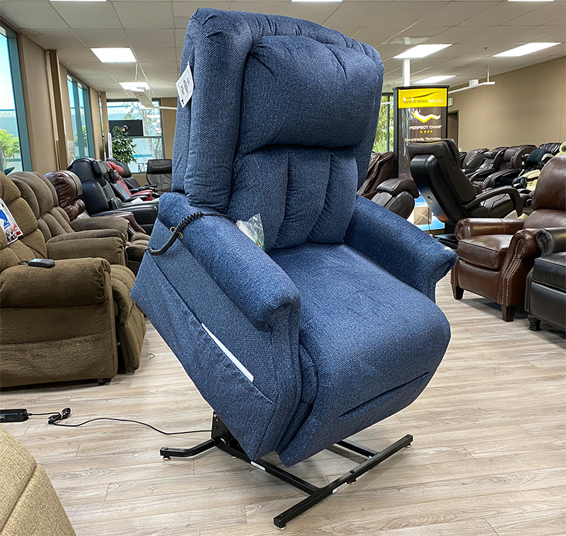 Blue Mega Motion AS-7001 Lift Chair Recliner by Windermere